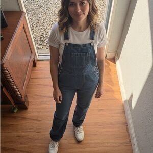 Stylish Women's Blue Denim Overalls